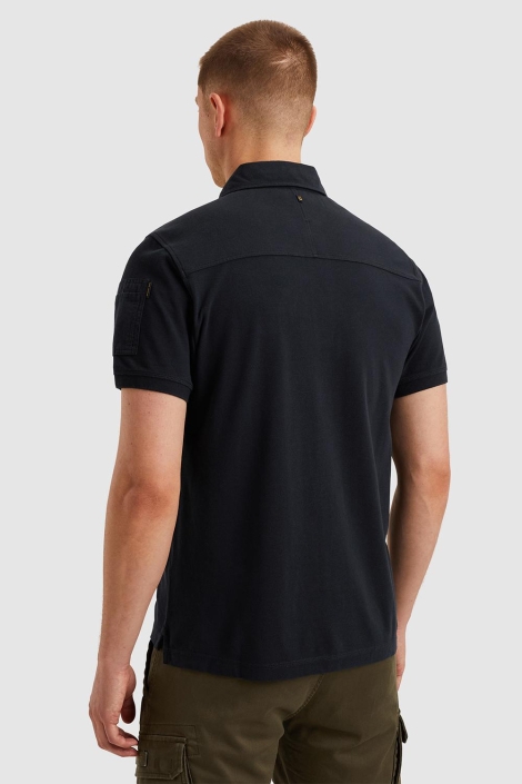 PME legend short sleeve polo fine pique badge